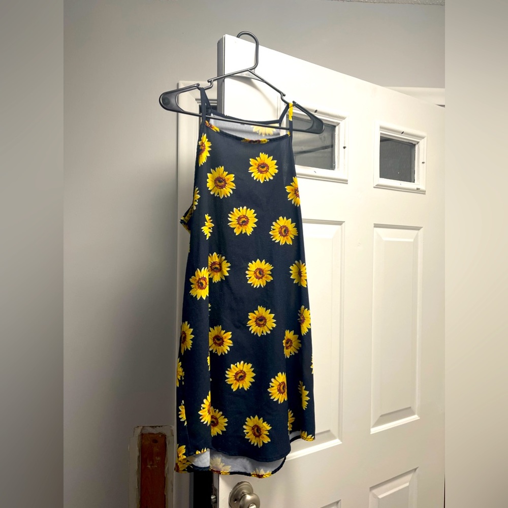 Women’s large sunflower dress
